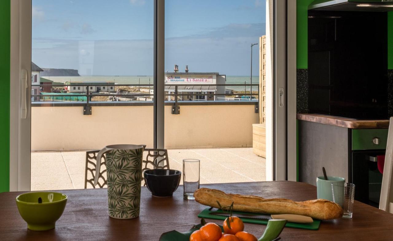Babord, Appt Avec Terrasse Et Vue Mer Saint-Come-de-Fresne Exterior foto